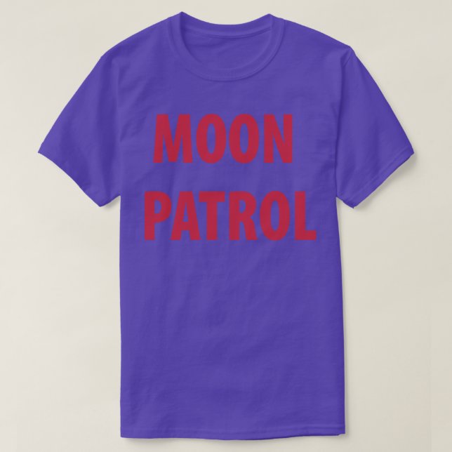 CAMISETA MOON PATROL (Diseño del anverso)