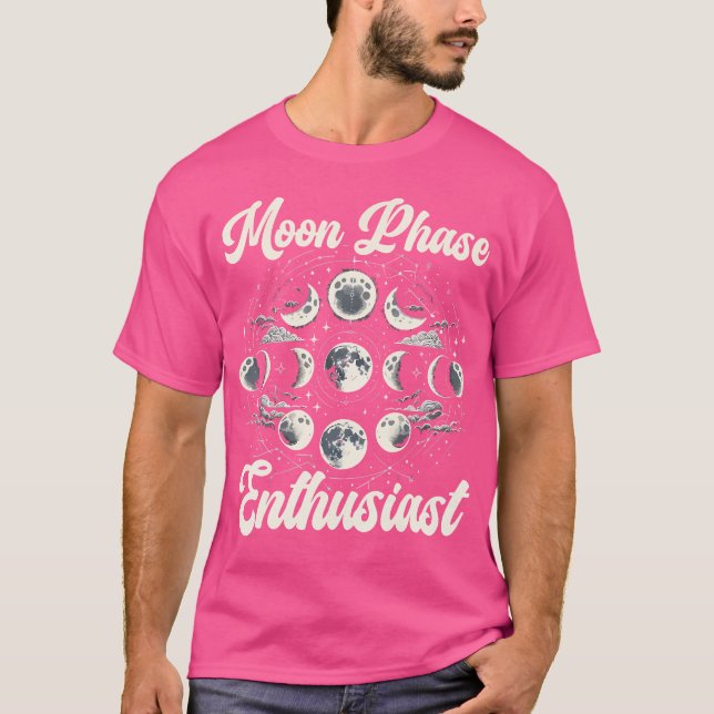 Camiseta Moon Phase Full Moon Eclipse Lunar Astrónomo Astor (Anverso)