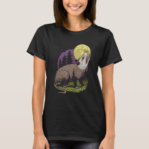 Camiseta Moon Possum Marsupial Rodent Opossus Retro Groov