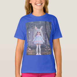 Camiseta Moon Rabbit Kawaii Doll