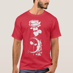 Camiseta Moon Rosa Gothic Witchcraft Occult Pagan 6