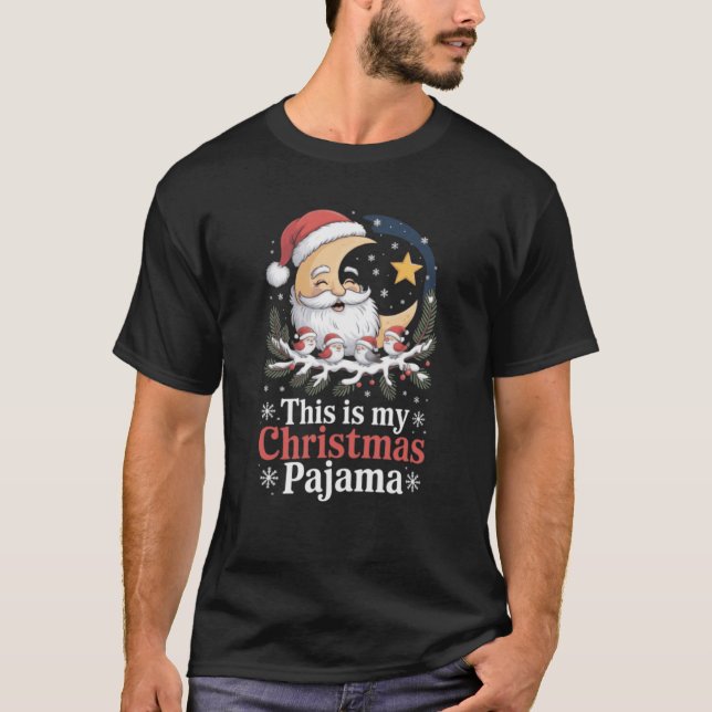 Camiseta moon sant and birds sant This Is My Christmas (Anverso)