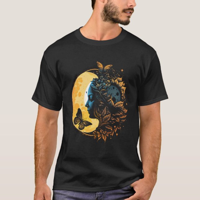 Camiseta Moon Sun Celestial Monarca Mariposa 3 (Anverso)