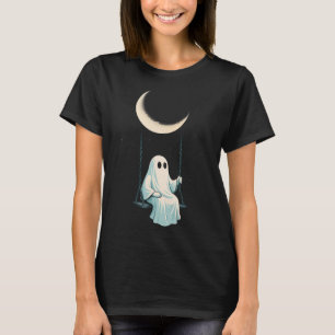 Camiseta Moon Swing Ghost Shirt Spooki Cuidad Noche Octubre
