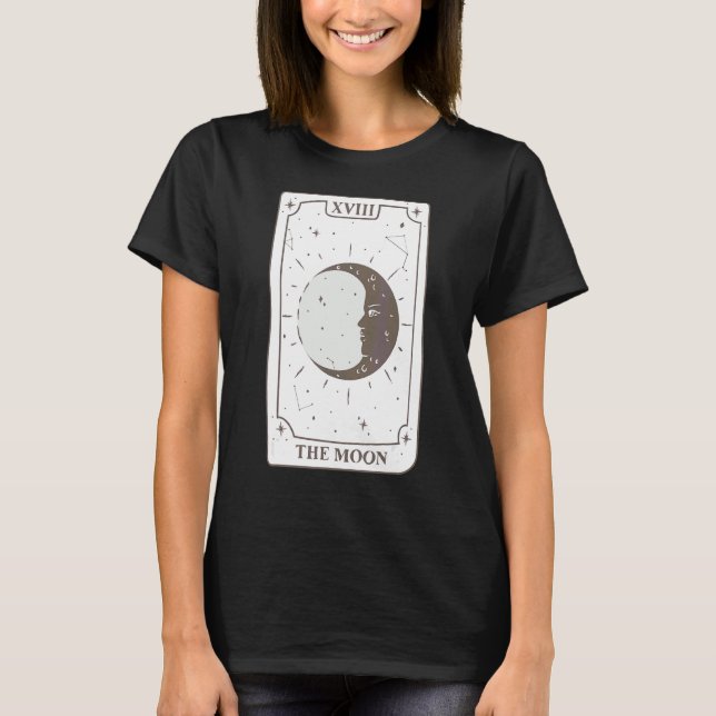 Camiseta Moon Tarot Card Esta Tarjeta Tarot De La Luna Devi (Anverso)