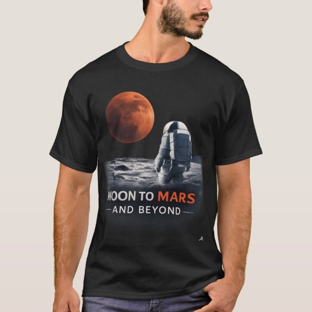 Camiseta Moon to Mars and Beyond (Anverso)