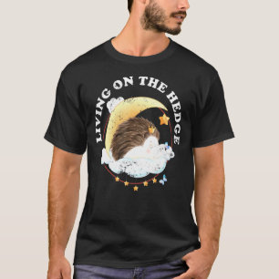 Camiseta Moon Wildlife Animal Forest Hedgehog Sleeping Hedg