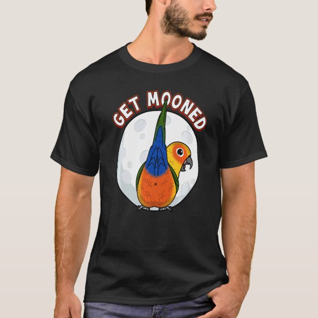 Camiseta Moonarse I Loro Subfluffies I Jenday Conure (Anverso)