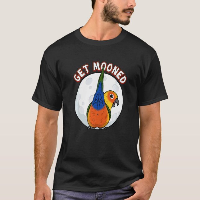 Camiseta Moonarse I Loro Subfluffies I Jenday Conure (Anverso)