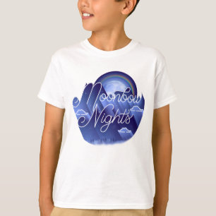 Camiseta Moonbow Nights del niño / Blanco