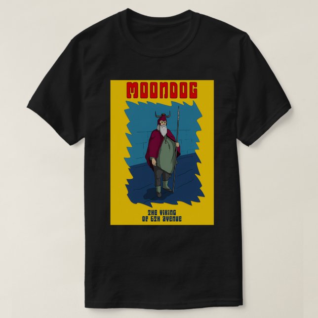 Camiseta Moondog Viking (Diseño del anverso)