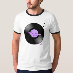 Camiseta MoonDreams Music Record Mens Ringer T-Shirt