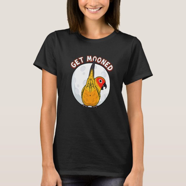 Camiseta Mooned I Parrot Underfluffies I Sun Conure Pre (Anverso)