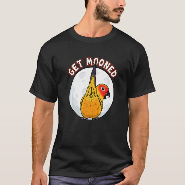 Camiseta Mooned I Parrot Underfluffies I Sun Conure Pre (Anverso)