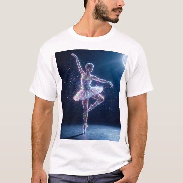 Camiseta Moonlight Ballerina – Dance of Starlit Grace (Anverso)