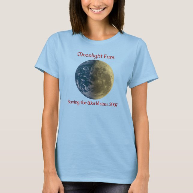 Camiseta Moonlight Fans - Saving the World (Anverso)