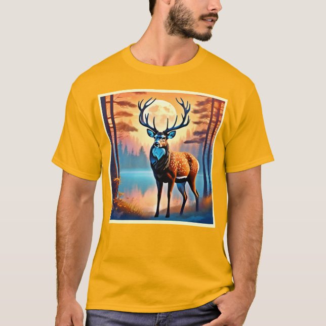Camiseta Moonlit Deer Stance (Anverso)