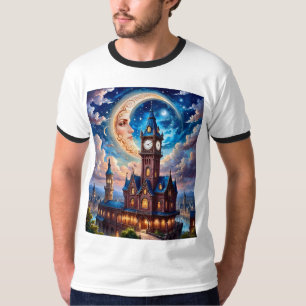 Camiseta Moonlit Dream Castle Fantasy T Shirt