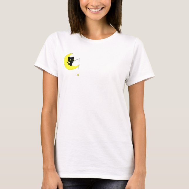Camiseta Moonlit Kitty (Anverso)