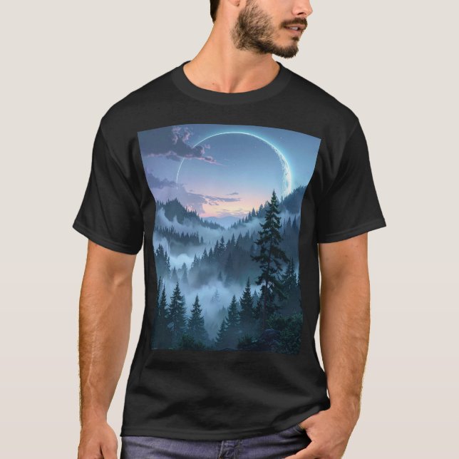 Camiseta Moonlit Sanctuary: The Ethereal Forest (Anverso)