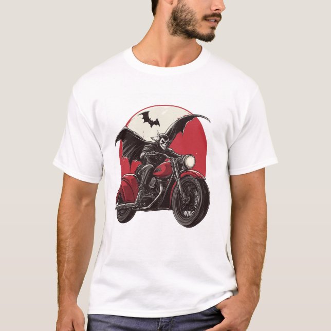 Camiseta Moonlit Vampire Ride (Anverso)