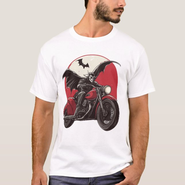 Camiseta  Moonlit Vampire Ride (Anverso)