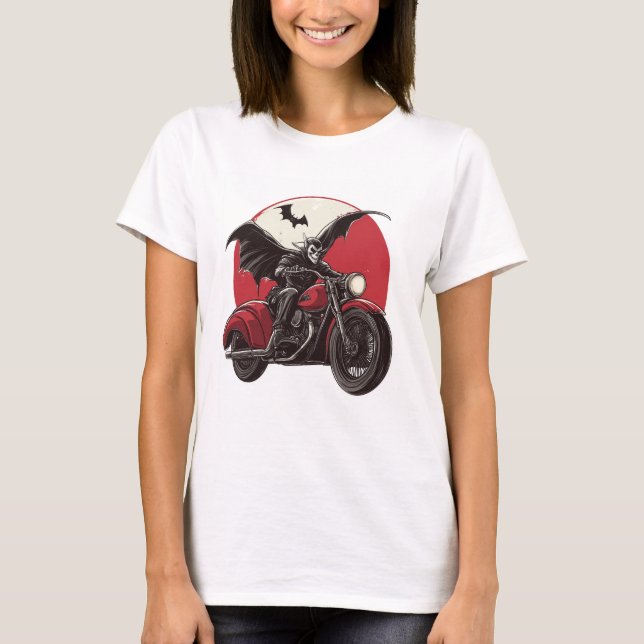 Camiseta Moonlit Vampire Ride (Anverso)