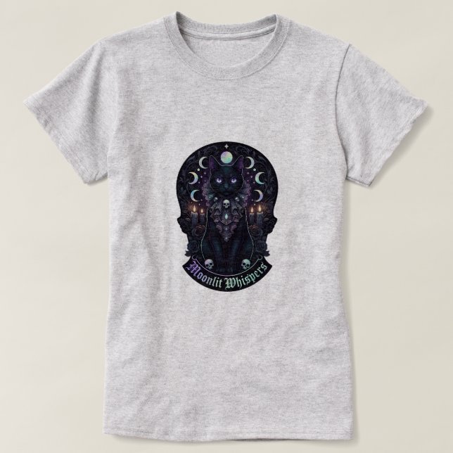 Camiseta Moonlit Whisper (Diseño del anverso)