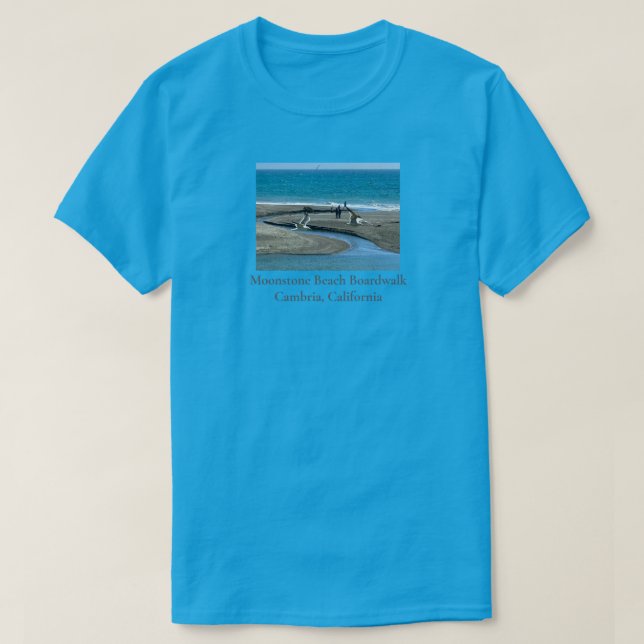 Camiseta Moonstone Beach, Cambria, California (Diseño del anverso)