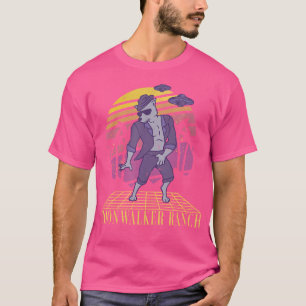Camiseta Moonwalker Ranch Werewolf Dancing Retro Sunset Ufo