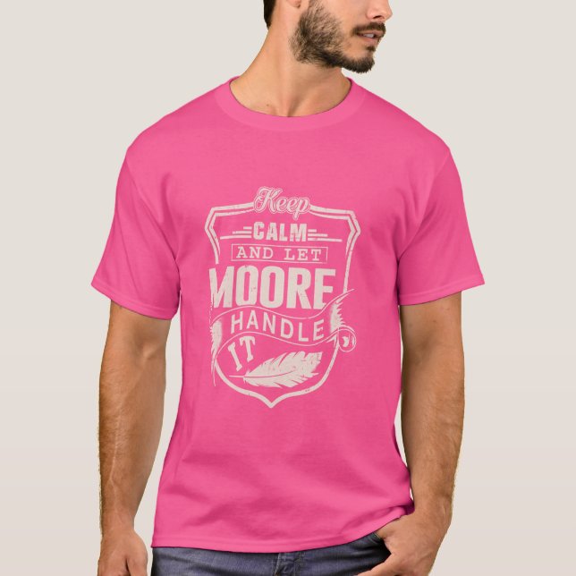 Camiseta Moore Apellido Shirt Moore Nombre Cumpleaños (Anverso)