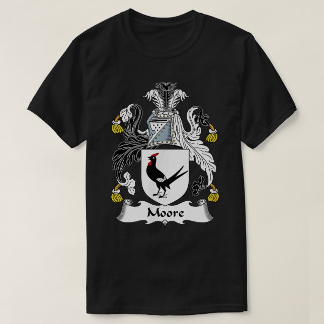 Camiseta Moore Coat of Arms  Family Crest  (Diseño del anverso)