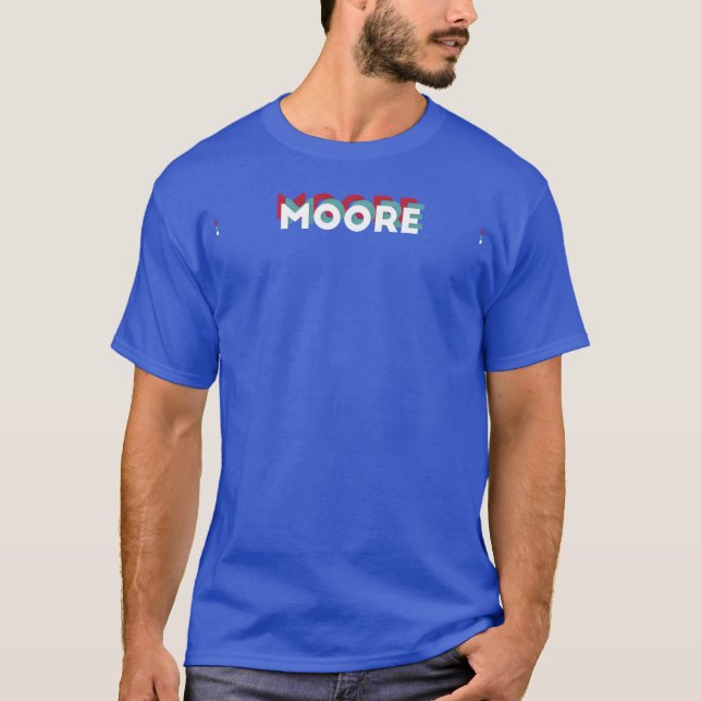 Camiseta Moore Name Funny Name Moore 80s theme (Anverso)
