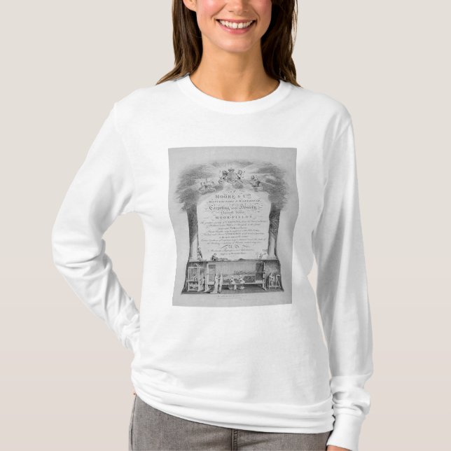 Camiseta Moore y tarjeta comercial del Co. (Anverso)