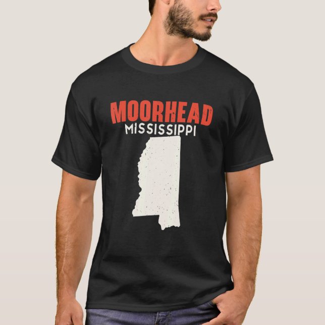 Camiseta Moorhead Mississippi Estados Unidos America Travel (Anverso)