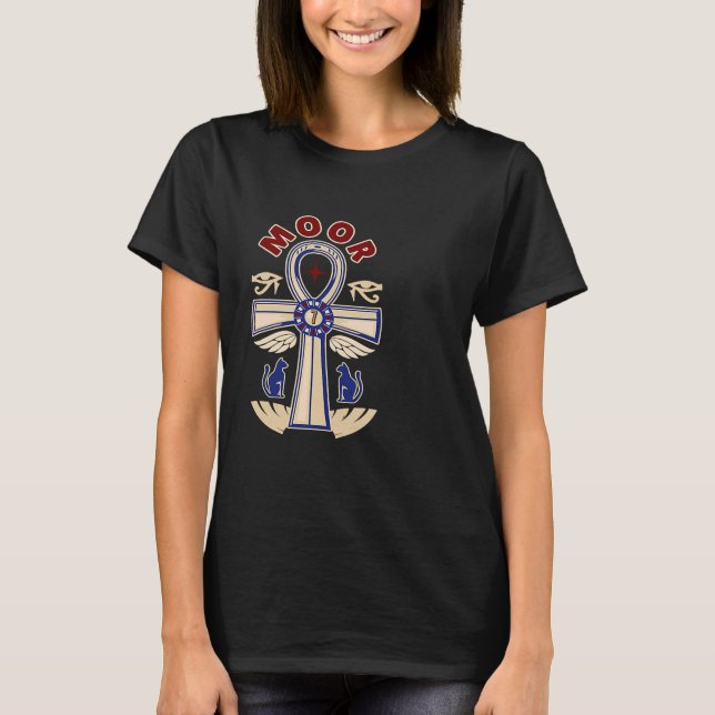 Camiseta Moorish Magic  God Body Of Melanin Ankh (Anverso)