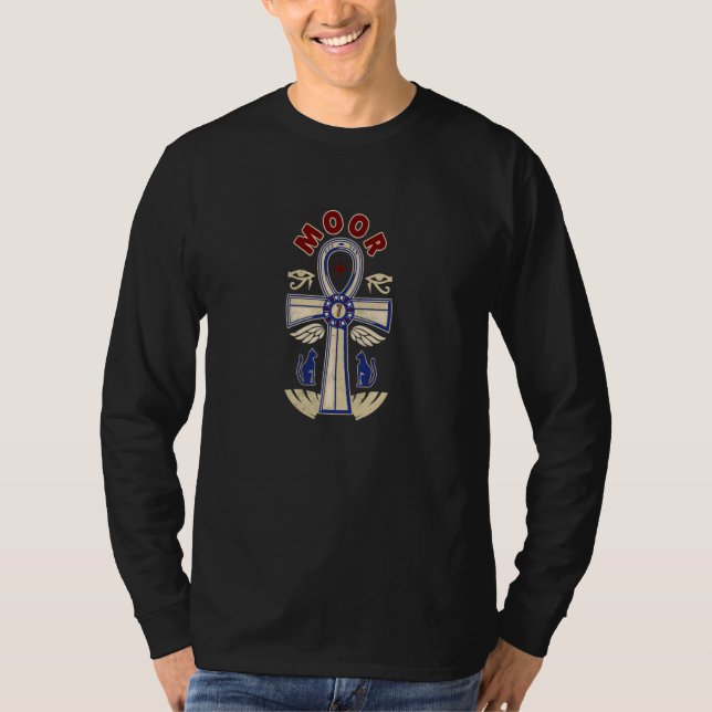 Camiseta Moorish Magic  God Body Of Melanin Ankh (Anverso)