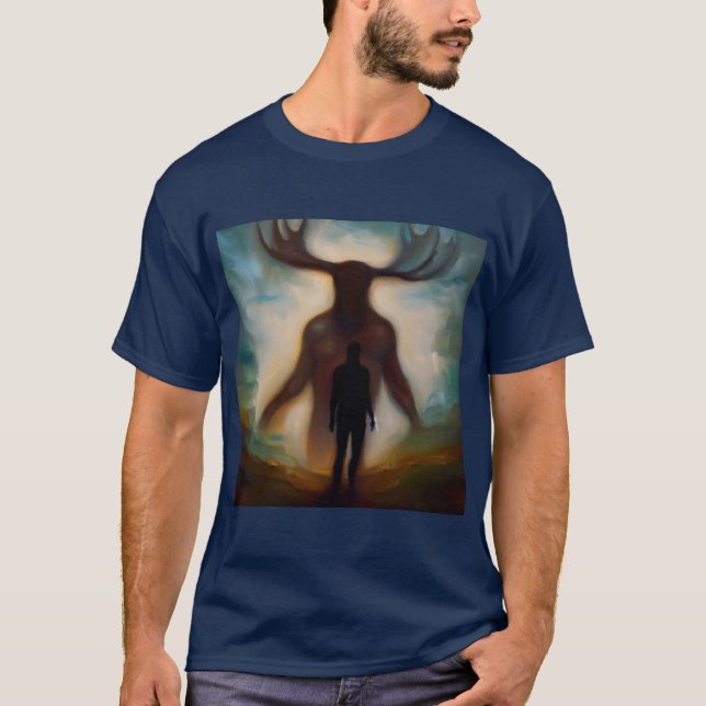 Camiseta Moose 1 de los animales espirituales (Anverso)