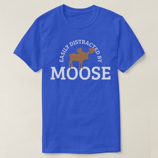 Camiseta Moose Antlers Cazando Cazadores (Diseño del anverso)