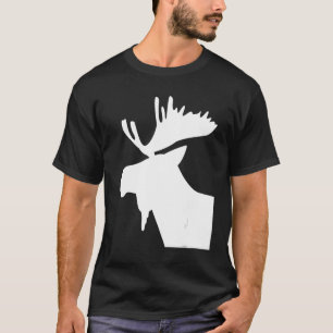 Camiseta Moose Antlers Suecia Noruega Finlandia Escandinavi