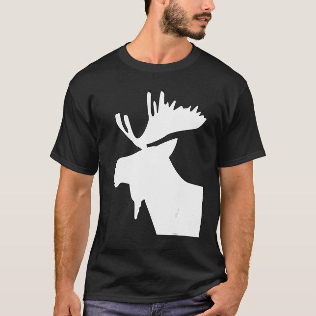 Camiseta Moose Antlers Suecia Noruega Finlandia Escandinavi (Anverso)