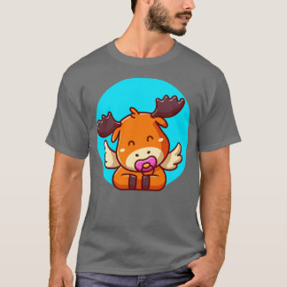 Camiseta Moose de bebé con Personalizado de pacificador