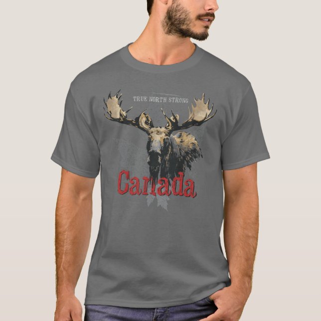 Camiseta Moose de Canadá (Anverso)