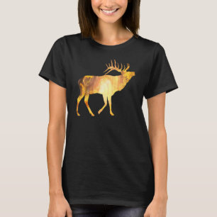 Camiseta Moose Deer Reindeer Animal Motif Wilderwood Forest