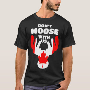 Camiseta Moose Elk Canada Deer Maple Leaf Funny Canadian Fl