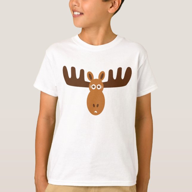 Camiseta Moose Head_kids anillo azul (Anverso)