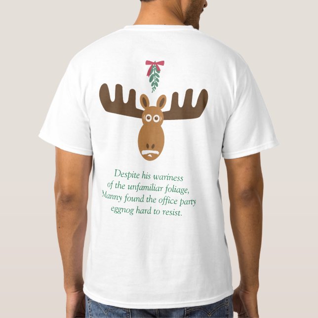 Camiseta Moose Head_Mooseltoe & Eggnog (Reverso)