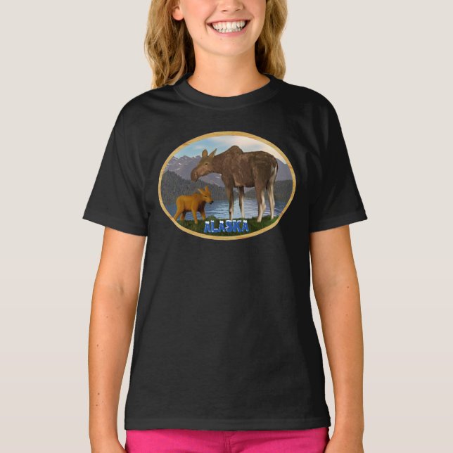 Camiseta Moose in the Meadow (Anverso)