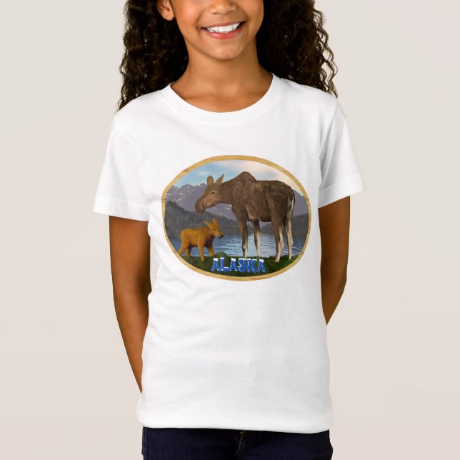 Camiseta Moose in the Meadow (Anverso)