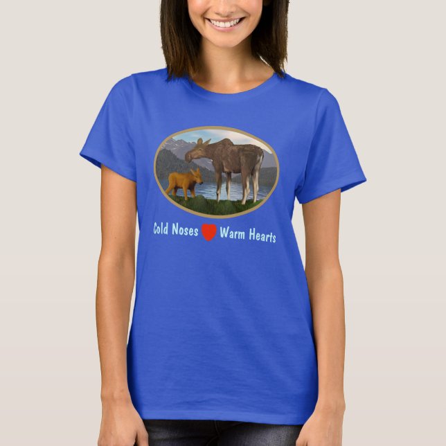 Camiseta Moose in the Meadow (Anverso)